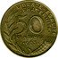 France 50 Centimes (Marianne) KM# 939.2 LIBERTE EGALITE FRATERNITE A.DIEUDONNE 50 CENTIMES 1964 coin reverse