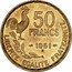 France 50 Francs Marianne. Rooster 1951 B KM# 918.2 50 FRANCS 1953 B LIBERTE EGALITE FRATERNITE coin reverse