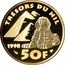France 50 Francs Treasures of the Nile 1998 Proof KM# 1208 TRÉSORS DU NIL 1998 50F coin reverse