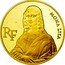 France 500 Francs Bicentennial of the Louvre. Mona Lisa 1993 Proof KM# 1024 MONA LISA RF coin obverse