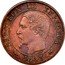 France Centime Napoleon III 1853 D 1853 dated coins with large and small D mint mark KM# 775.4 NAPOLEON III EMPEREUR BARRE 1853 coin obverse