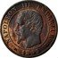 France Centime Napoleon III 1853 K KM# 775.5 NAPOLEON III EMPEREUR BARRE 1857 coin obverse