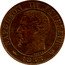 France Centime Napoleon III 1855 W (d) KM# 775.7 NAPOLEON III EMPEREUR BARRE 1853 coin obverse