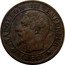 France Centime Napoleon III 1856 BB KM# 775.3 NAPOLEON III EMPEREUR BARRE 1853 coin obverse