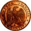 France Centime Napoleon III 1857 A KM# 775.1 EMPIRE FRANÇAIS A UN CENTIME coin reverse
