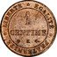 France 1 Centime Ceres 1872 K KM# 826.2 LIBERTÉ ÉGALITÉ FRATERNITÉ 1 CENTIME K coin reverse