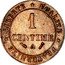France Centime Ceres 1886 A KM# 826.1 LIBERTÉ ÉGALITÉ FRATERNITÉ 1 CENTIME A coin reverse