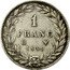 France Franc Louis Philippe I 1831 H KM# 742.5 1 FRANC H 1831 coin reverse