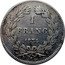 France Franc Louis Philippe I 1834 L KM# 748.8 1 FRANC 1834 L coin reverse