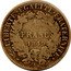 France Franc Napoleon III 1849 A KM# 759.1 LIBERTE EGALITE FRATERNITE 1 FRANC 1851 A coin reverse