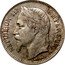 France Franc Napoleon III 1867 K KM# 806.3 NAPOLEON III EMPEREUR BARRE K coin obverse