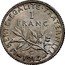 France Franc The Sower 1914 C KM# 844.2 LIBERTÉ ÉGALITÉ FRATERNITÉ C 1 FRANC 1914 coin reverse