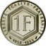 France Franc 30th Anniversary of the Fifth Republic 1988 KM# 963 LIBERTÉ EGALITÉ FRATERNITÉ 1 F. 1958 1988 coin reverse