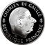 France Franc 30th Anniversary of the Fifth Republic 1988 Proof KM# 978 CHARLES DE GAULLE REPUBLIQUE FRANCAISE coin obverse