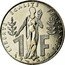 France Franc 100th Anniversary of the Birth of Jacques Rueff 1996 KM# 1160 LIBERTÉ ÉGALITÉ FRATERNITÉ 1 F 19 96 coin reverse