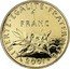 France Franc The Sower 2001 KM# 925.1a LIBERTE EGALITE FRATERNITE 1 FRANC 2001 coin reverse