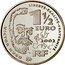 France 1-1/2 Euro 200th Birthday dramatist Victor Hugo 2002 Proof KM# 1332 LIBERTÉ ÉGALITÉ FRATERNITÉ 1 1/2 EURO 2002 RF VICTOR HUGO coin obverse