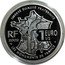 France 1-1/2 Euro Mont Saint Michel Abbey 2002 Proof KM# 1305 LIBERTÉ ÉGALITÉ FRATERNITÉ RF 1 EURO ½ 2002 LES MONUMENTS DE FRANCE coin obverse