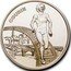 France 1-1/2 Euro IX Athletics World Championships. Running 2003 Proof KM# 1996 COURIR coin reverse