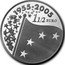 France 1-1/2 Euro 50th Anniversary of the European Union Flag 2005 Proof KM# 1434 1955-2005 1 1/2 EURO RF coin obverse