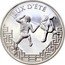 France 1-1/2 Euro Fencing 2006 Proof KM# 2041 JEUX D'ÉTÉ coin reverse