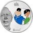 France 1-1/2 Euro 100th Anniversary of Georges Remi. Tintin and Chang 2007 Proof KM# 1507 HERGÉ ML coin reverse