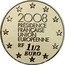 France 1-1/2 Euro French Presidency of European Union 2008 Proof KM# 1527 2008 PRESIDENCE FRANCAISE UNION EUROPEENNE RF 1 1/2 EURO coin obverse