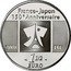 France 1-1/2 Euro Ichikawa Ebizo IV 2008 Proof KM# 1549 FRANCE-JAPON 150E ANNIVERSAIRE 2008 RF 1 1/2 EURO coin obverse