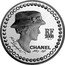 France 5 Euro Gabrielle Chanel 2008 Proof KM# 1566 RF 2008 CHANEL 1883 - 1971 KARL LAGARFELD COCO COCO COCO COCO coin obverse