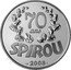 France 1-1/2 Euro Spirou 2008 Proof KM# 1578 70 ANS SPIROU 2008 coin reverse