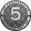 France 5 Euro Gabrielle Chanel 2008 Proof KM# 1566 125E ANNIVERSAIRE 125E ANNIVERSAIRE 5 EURO coin reverse