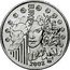 France 1/4 Euro Europa. Introduction of the Single Currency and Discovery of its Coins 2002 KM# 1300 € EUROPA 2002 α 2002 coin reverse