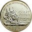 France 1/4 Euro La Fayette 2007 (a) Prooflike KM# 1419 LA FAYETTE. HERO OF THE AMERICAN REVOLUTION QUART D'EURO L'HERMIONE 2007 coin reverse
