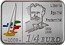 France 1/4 Euro Edouard Manet 2008 KM# 1570 LIBERTÉ ÉGALITÉ FRATERNITÉ MANET 1832 1883 1/4 EURO 2008 coin reverse