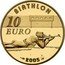 France 10 Euro Biathlon 2005 Proof KM# 1424 LIBERTÉ ÉGALITÉ JEUX D'HIVER RF FRATERNITÉ coin obverse
