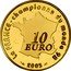 France 10 Euro FIFA Football World Cup 2006 Germany 2005 Proof KM# 2021 LA FRANCE-CHAMPIONNE DU MONDE 98 10 EURO 2005 coin reverse