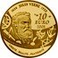 France 10 Euro From the Earth to the Moon 2005 Proof KM# 1426 1828 JULES VERNE 1905 10 EURO 2005 PRÉCURSEUR DE LA SCIENCE FICTION LIBERTÉ ÉGALITÉ FRATERNITÉ coin reverse