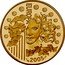 France 10 Euro Europa Series. 50th Anniversary of the European Union Flag 2005 Proof KM# 1435 EUROPA 2005 coin reverse