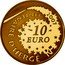 France 10 Euro 100th Anniversary of the Birth of Georges Remi. Tintin 2007 Proof KM# 1508 2007 CENTENAIRE D' HERGÉ 10 EURO RF coin obverse