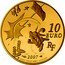 France 10 Euro Asterix Gall 2007 Proof KM# 1519 10 EURO RF 2007 © 2007 GOSCINNY - UDERZO coin obverse