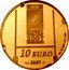 France 10 Euro Rugby World Cup 2007 Proof KM# 1485 IRB RUGBY WORLD CUP 2007 FRANCE 10 EURO 2007 TM © RWC LTD. 1986 coin reverse