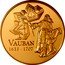France 10 Euro 300th Anniv. Death of Sebastien Vauban 2007 Proof KM# 1463 VAUBAN 1633 - 1707 F COURTIADE coin reverse