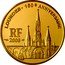 France 10 Euro 150th Anniversary of Lourdes 2008 Proof KM# 1562 LOURDES - 150E ANNIVERSAIRE RF 2008 coin obverse