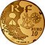 France 10 Euro Armada Rouen 2008 Proof KM# 1559 R F EURO 10 2008 coin obverse