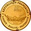 France 10 Euro XXIX Summer Olympics in Beijing. Swimming 2008 Proof KM# 1544 RÉPUBLIQUE FRANÇAISE 10 EURO BEIJING 2008 LIBERTÉ - ÉGALITÉ - FRATERNITÉ coin obverse