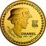France 5 Euro 125th Anniversary of the Birth of Coco Chanel 2008 Proof KM# 1567 RF 2008 CHANEL 1883 - 1971 KARL LAGARFELD COCO COCO COCO COCO coin obverse