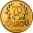 France 10 Euro 70th Anniversary of Spirou 2008 Proof KM# 1579 70 ANS SPIROU 2008 © DUPUIS 2008 coin reverse