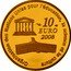 France 10 Euro Grand Canyon 2008 Proof KM# 1575 ORGANISATION DES NATIONS UNIES POUR L'ÉDUCATION, LA SCIENCE ET LA CULTURE 10 EURO 2008 UNESCO coin reverse