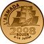 France 10 Euro Armada Rouen 2008 Proof KM# 1559 L'ARMADA 2008 ROUEN 5-14 JUILLET coin reverse
