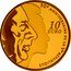 France 10 Euro The Sower. 50th Anniversary of the 5th French Republic 2008 Proof KM# 1539 50E ANNIVERSAIRE DE LA VE RÉPUBLIQUE 10 EURO coin reverse